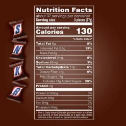 Snickers Minis Milk Chocolate Candy Bar, 35.6 Oz., 2/Bag (MMM21024) -Gerber || Lindt || Mars Sales 11311562 BD9E 46D0 B238EF83B3F891A7 s7