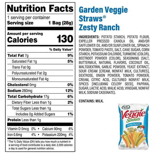 Sensible Portions Variety Vegetable Straws Chips, 1 Oz., 30 Bags/Pack (220-00413) 7 Sensible Portions Variety Vegetable Straws Chips, 1 Oz., 30 Bags/Pack (220-00413) - Image 5