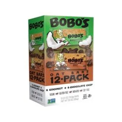 Bobo's Oat Bars, Coconut/Chocolate Chip, 2.5 Oz., 12/Carton (516)