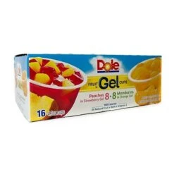 Dole Fruit In Gel Cups 16 Count (220-00473)