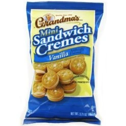 Grandma's® Mini Vanilla Creme Cookies, 3.71 Oz. Bags, 24/Bx