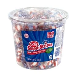 Bob's Peppermint Mints, 28 Oz., 160 Pieces/Pack, 160/Tub (209-02493)