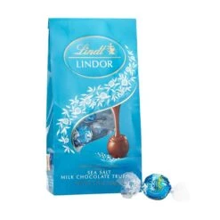 Lindt Lindor Truffle Sea Salt Milk Chocolate Truffles, 5.1 Oz., 3/Pack (301-01012)