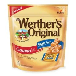 Werther's Original Sugar Free Caramel Hard Candy, 7.7 Oz., (302-00002)