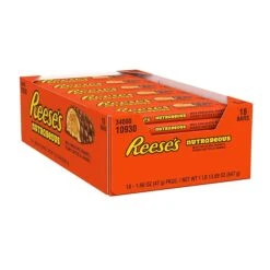 Reese's NutRageous Milk Chocolate Candy Bar, 1.66 Oz., 18/Box (HEC10930)