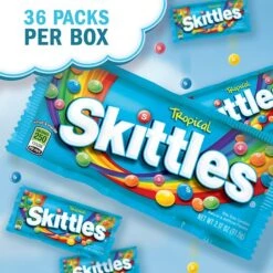 Skittles Tropical Candy, 2.17 Oz, Pack Of 36 (209-00175) (220-00043) -Gerber || Lindt || Mars Sales m007160463 s7