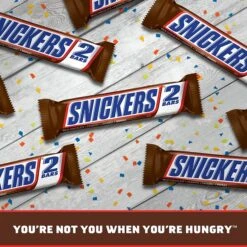 Snickers Sharing Size Chocolate Candy Bars, 3.29 Oz, 24/Box (MMM32252) -Gerber || Lindt || Mars Sales m007160760 s7
