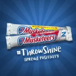 3 MUSKETEERS Chocolate Sharing Size Candy Bars 3.28 Oz Bar, Pack Of 24 (MMM24603)