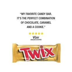 Twix Caramel Fun Size Chocolate Cookie Bar Candy Bag, 1.79 Oz., 36/Box (MMM35391) -Gerber || Lindt || Mars Sales m007160775 s7