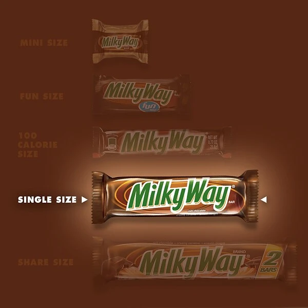 MILKY WAY Milk Chocolate Singles Size Candy Bars, 1.84 Oz, Pack Of 36 (MMM42206) 4 MILKY WAY Milk Chocolate Singles Size Candy Bars, 1.84 Oz, Pack Of 36 (MMM42206) - Image 2