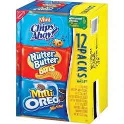 Nabisco Mini Cookies Variety Pack, 1 Oz., 48 Packs/Box (NFG02024)