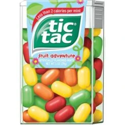 Tic Tac Fruit Adventure Mints, 2 Oz., 60 Pieces/Pack, 12/Box (241-00014)