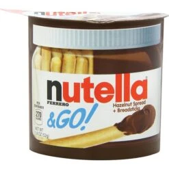 Nutella® On The Go Hazelnut Spread And Breadsticks, 1.8 Oz., 12/Box