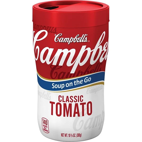 Campbells Classic Tomato Soup At Hand, 10.75 Oz., 8/Carton (K13736) 3 Campbells Classic Tomato Soup At Hand, 10.75 Oz., 8/Carton (K13736)