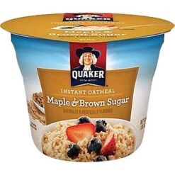 Quaker Oatmeal, Maple Brown Sugar, 1.69 Oz., 24/Carton (QUA31971)