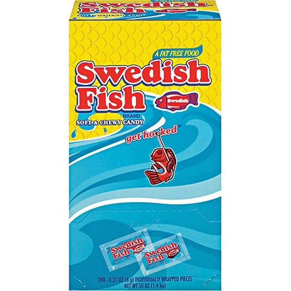 Swedish Fish Original Soft & Chewy Candy, 240 (AMC4314600) 3 Swedish Fish Original Soft & Chewy Candy, 240 (AMC4314600)