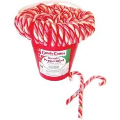 Spangler® Peppermint Candy Canes, 60-piece Per Jar