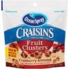 Ocean Spray Craisins Fruit Clusters, Cranberry Almond, 5 Oz., 12/CT