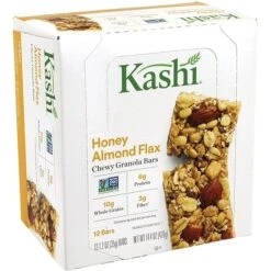 Kashi Honey Almond Flax Chewy Granola Bars, 12 Count, 2 Pack (295-00065)