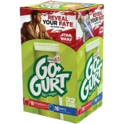 Yoplait Yogurt Go-Gurt Stawberry And Berry Yogurt, 32/Pack (902-00002)