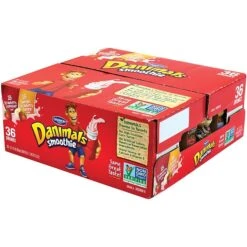 Dannon Danimals Explosion & Swingin' Strawberry Bananas Smoothies, 36/Pack (902-00019) -Gerber || Lindt || Mars Sales s1113998 s7