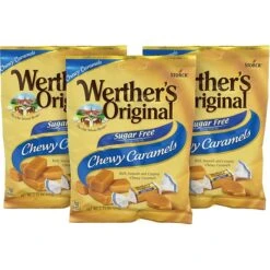 Werther's Original Chewy Sugar Free Caramel Hard Candy, 2.75 Oz., (302-01006)