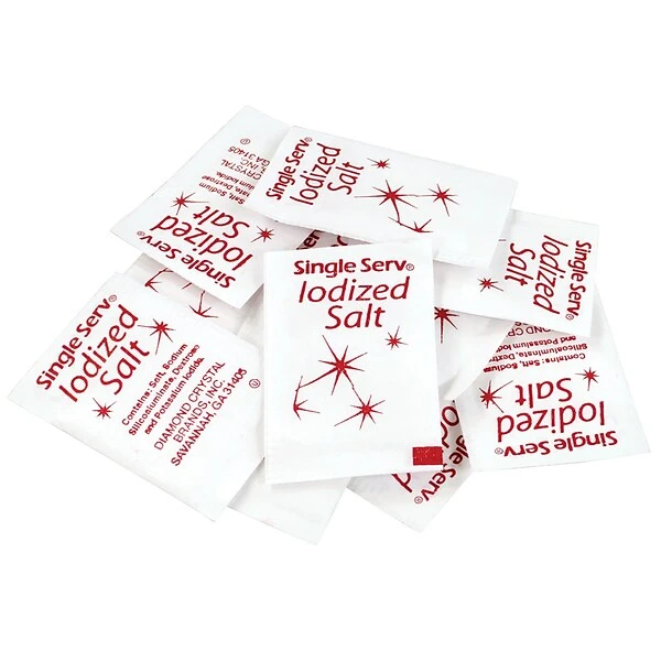 Single Serve Iodized Salt Packet 3000 Count 3 Single Serve Iodized Salt Packet 3000 Count