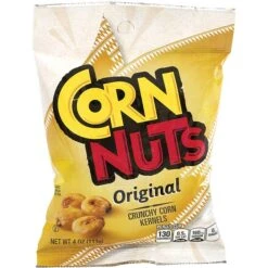 Corn Nuts Crunchy Corn Kernels Roasted Lightly Salted Original Corn Nuts, 4 Oz., 12 Bags/Pack (209-00623)