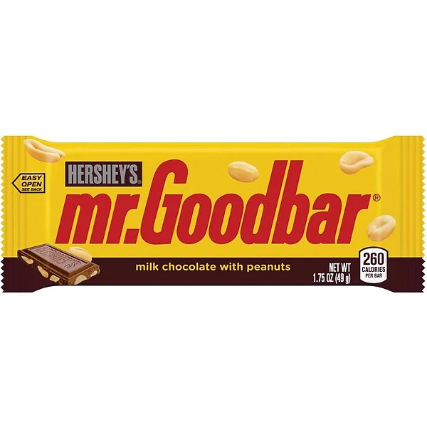 MR. GOODBAR Milk Chocolate Bars, 1.75 Oz, 36 Count 3 MR. GOODBAR Milk Chocolate Bars, 1.75 Oz, 36 Count