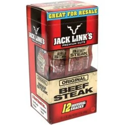Jack Link's Original Beef Steak, 1 Oz, 12 Count