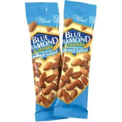 Blue Diamond Roasted Salted Almonds, 1.5 Oz., 12 Bags/Pack (220-00735)