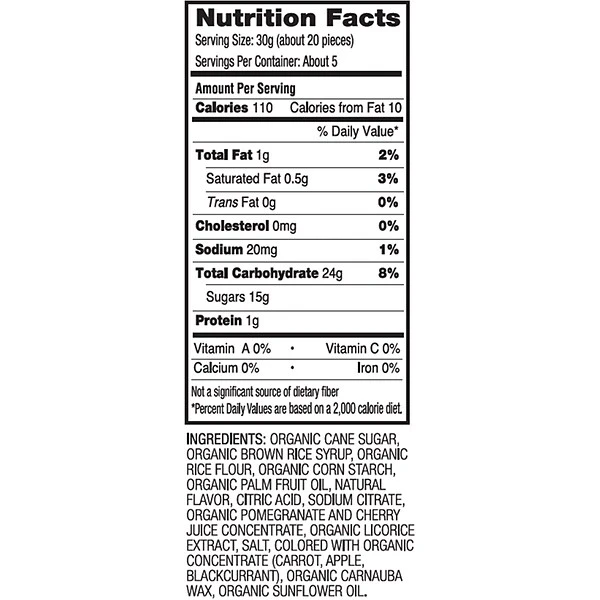 YumEarth Pomegranate Organic Licorice, 5 Oz, 4/Pack (270-00046) 3 YumEarth Pomegranate Organic Licorice, 5 Oz, 4/Pack (270-00046)