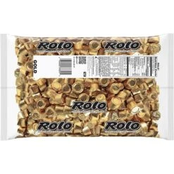 Rolo Gold Foil Milk Chocolate & Caramel Pieces, 66.7 Oz. (246-00058)