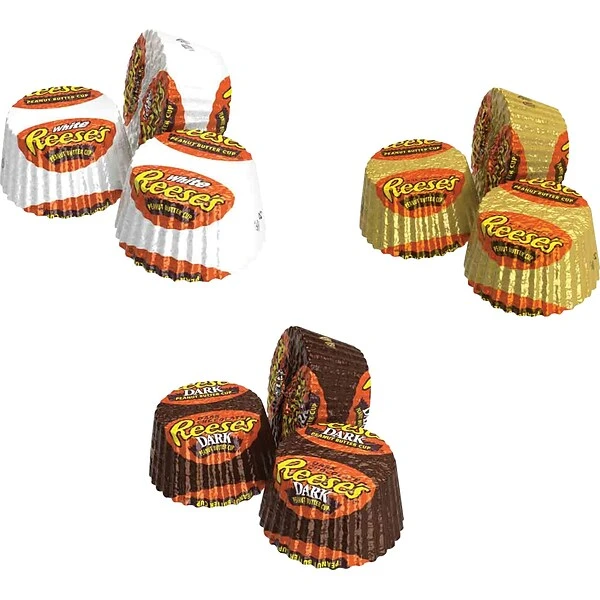 Reese's Miniatures Assorted Milk Chocolate Cup, 32.1 Oz. (HEC43165) 3 Reese's Miniatures Assorted Milk Chocolate Cup, 32.1 Oz. (HEC43165)