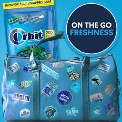 Orbit Variety Bag Sugar Free Gum, Assorted Flavors, 13.4 Oz., 200 Pieces/Pack, 200/Pack (MMM27955) -Gerber || Lindt || Mars Sales s1201830 s7