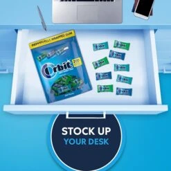 Orbit Variety Bag Sugar Free Gum, Assorted Flavors, 13.4 Oz., 200 Pieces/Pack, 200/Pack (MMM27955) -Gerber || Lindt || Mars Sales s1201832 s7