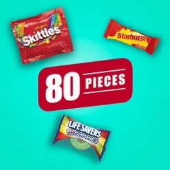 Wrigley's Fun Size Candy Mix, Assorted Flavors, 22.7 Oz., 80 Piece (WMW23534)