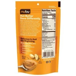 Nubu Nut Butter Bites With Peanuts, 6 Oz., 6/Case (NU67000)