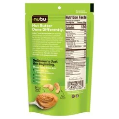 Nubu Nut Butter Bites With Cashews, 5.5 Oz., 6/Case (NU65350)