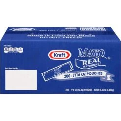 Kraft Mayo Real Mayonnaise Single Serve Packets, 0.44 Oz, 200/Box 10 Kraft Mayo Real Mayonnaise Single Serve Packets, 0.44 Oz, 200/Box -Gerber || Lindt || Mars Sales sp103904259 s7