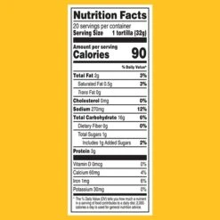 Mission Fajita Flour Tortillas, 23 Oz. (220-01121) -Gerber || Lindt || Mars Sales sp103904294 s7