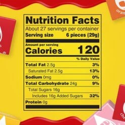 Starburst Original Fruit Chews, 41 Oz. Resealable Bag (MMM22649) -Gerber || Lindt || Mars Sales sp104216223 s7