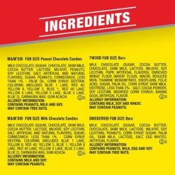 MARS Chocolate Favorites Fun Size Candy Bars 55-Piece Bag, 31.18 Oz., Variety Mix (225-00033) 13 MARS Chocolate Favorites Fun Size Candy Bars 55-Piece Bag, 31.18 Oz., Variety Mix (225-00033) -Gerber || Lindt || Mars Sales sp104216251 s7