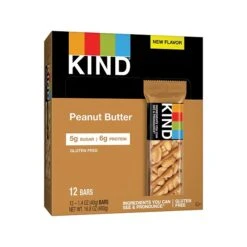 KIND Bar, Peanut Butter, 1.4 Oz.,12/Box (27742)
