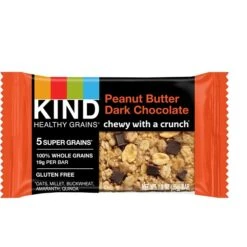 KIND Bar, Healthy Grains, Dark Chocolate Peanut Butter, 1.2 Oz., 12/Box (PHW18083)