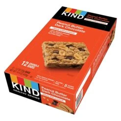 KIND Bar, Healthy Grains, Dark Chocolate Peanut Butter, 1.2 Oz., 12/Box (PHW18083) -Gerber || Lindt || Mars Sales sp107186928 s7