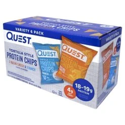 Quest Protein Chips Gluten Free Variety Tortilla Chips, 1.1 Oz., 6 Bags/Pack (220-01145) 13 Quest Protein Chips Gluten Free Variety Tortilla Chips, 1.1 Oz., 6 Bags/Pack (220-01145) -Gerber || Lindt || Mars Sales sp110302936 s7
