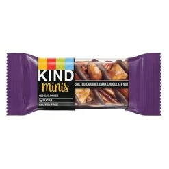 KIND Minis Bars, Salted Caramel Dark Chocolate Nut/Dark Chocolate Almond Coconut, 0.7 Oz., 20/Pack (27970) -Gerber || Lindt || Mars Sales sp112203104 s7