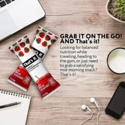 THAT'S IT Gluten Free Apple + Strawberry Fruit Bar, 1.2 Oz, 12/Pack (307-00238) -Gerber || Lindt || Mars Sales sp122112688 s7