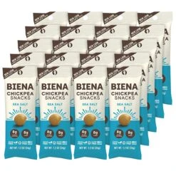 Biena Rasted Sea Salt Chickpeas, 1.2 Oz., 20 Bags/Pack, 2/Pack (307-00243) -Gerber || Lindt || Mars Sales sp122112694 s7